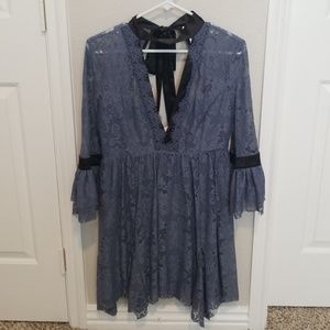 Free People Blue Dress